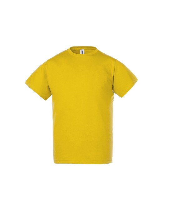 T-Shirt Bambino in 100% Cotone Girocollo a Maniche Corte, Vari Colori, Taglie da 4 a 12 anni - immagine 27