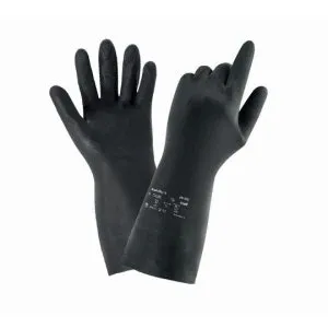 Guanto alphatec 29-500 D.P.I. 3º Categoria in neoprene maneggio sostanze chimiche conf. 12 pezzi