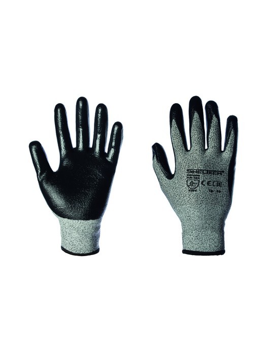 Guanto da lavoro in Nylon e Fibra Sintetica con Palmo in Nitrile - Certificato 2 Categoria