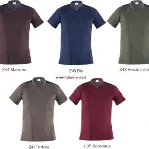 giacca chef in 5 varianti di colore
