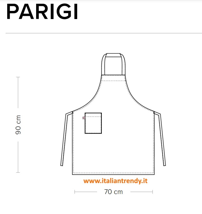 Grembiule parigi - immagine 2