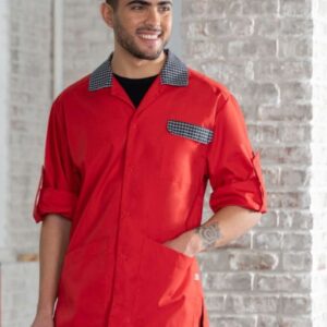 casacca rossa a maniche lunghe