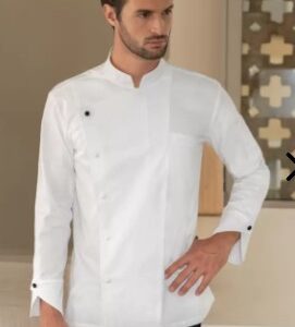 RICCARDO giacca da uomo cucina, slim collo coreana bottoni intercambiabili