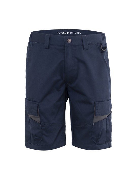 Bermuda da Lavoro Comodi, Versatili, Taglie XS-XXXL, Blu, Legion Blu, Grigio Re-use Re-work - immagine 3