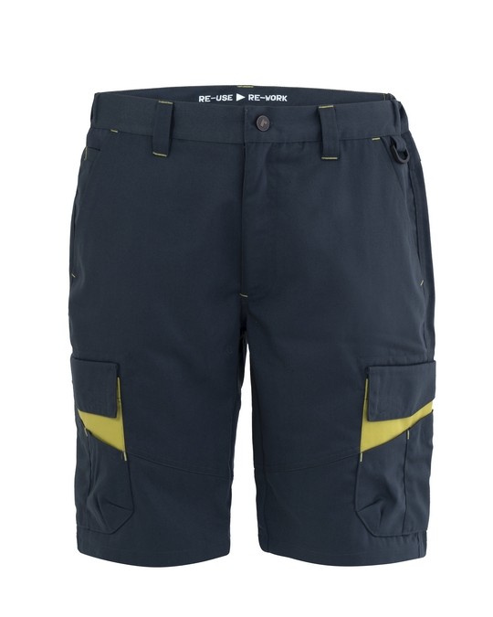 Bermuda da Lavoro Comodi, Versatili, Taglie XS-XXXL, Blu, Legion Blu, Grigio Re-use Re-work - immagine 10