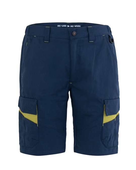 Bermuda da Lavoro Comodi, Versatili, Taglie XS-XXXL, Blu, Legion Blu, Grigio Re-use Re-work - immagine 22