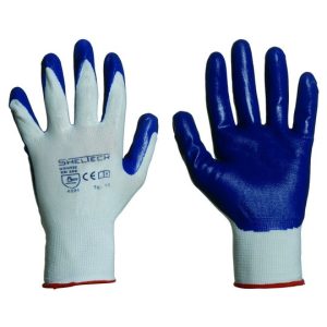 Guanto in Nylon con Rivestimento in Nitrile Per Lavori di Assemblaggio e Applicazioni Industriali Leggere