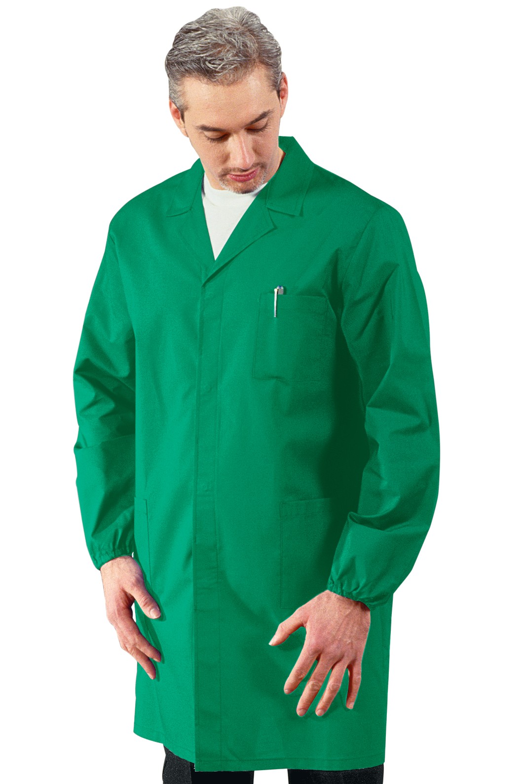 Camice uomo leggero per lavoro generico lunghezza Media 125 gr Blu Verde Azzurro - immagine 3