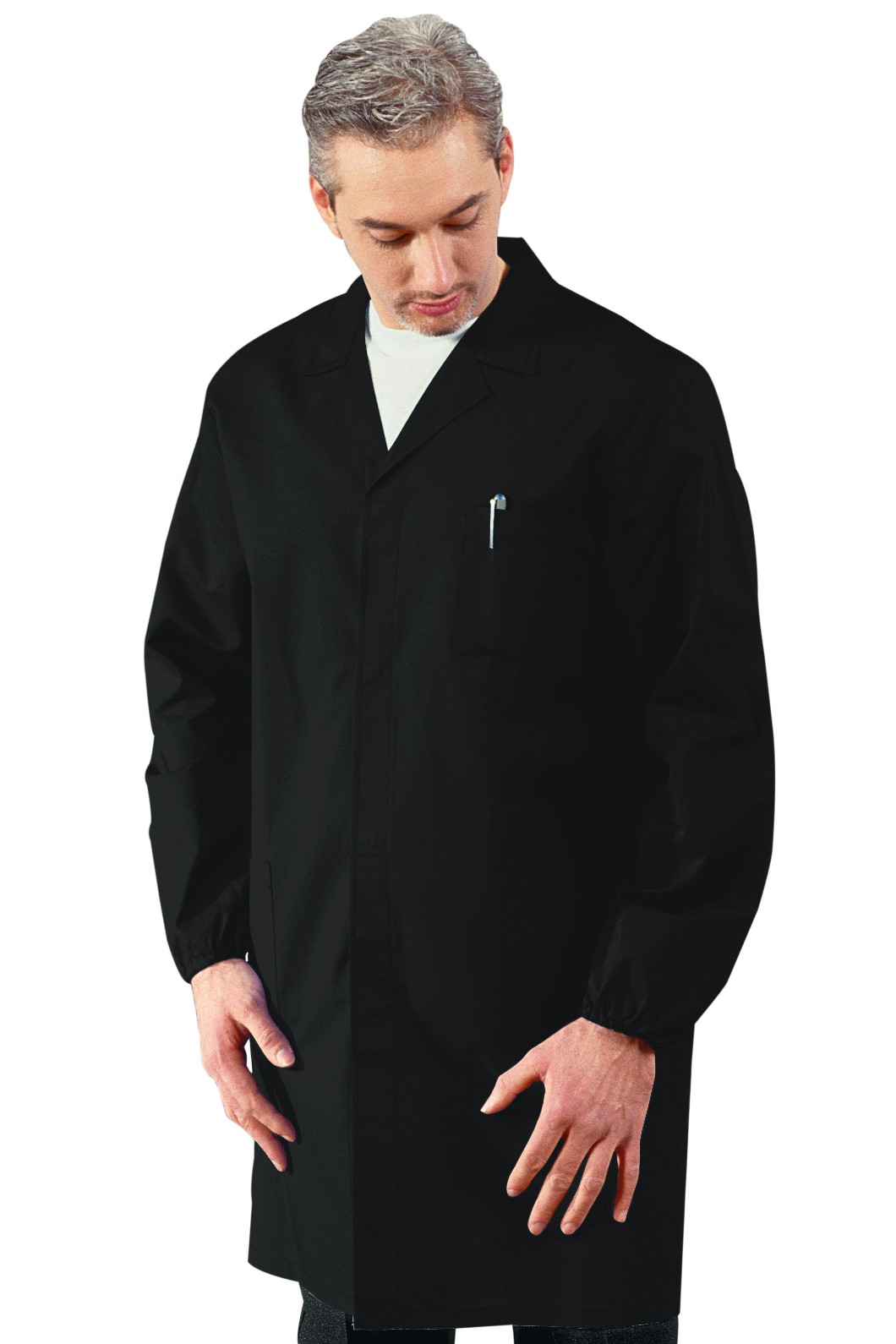 Camice uomo lungo con elastico al polso vari colori moisto cotone - immagine 5