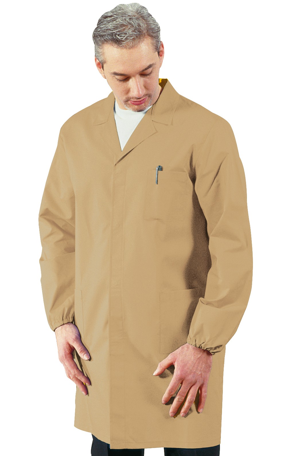 Camice uomo lungo con elastico al polso vari colori moisto cotone - immagine 8