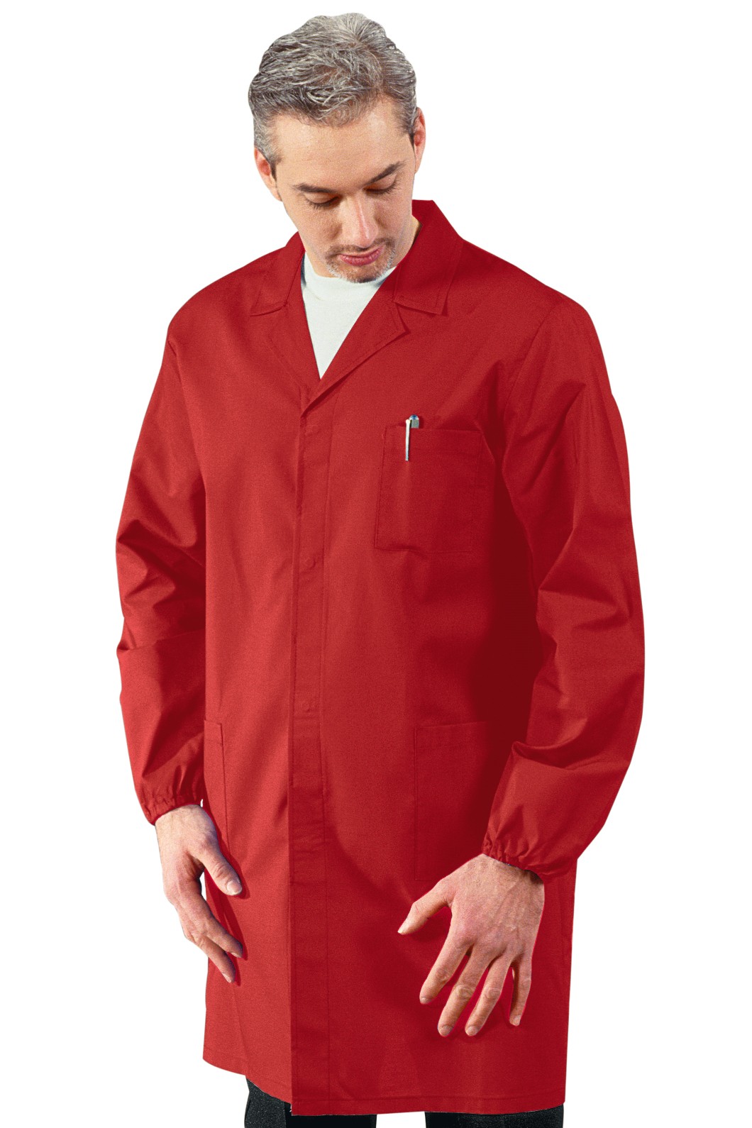 Camice uomo lungo con elastico al polso vari colori moisto cotone - immagine 9