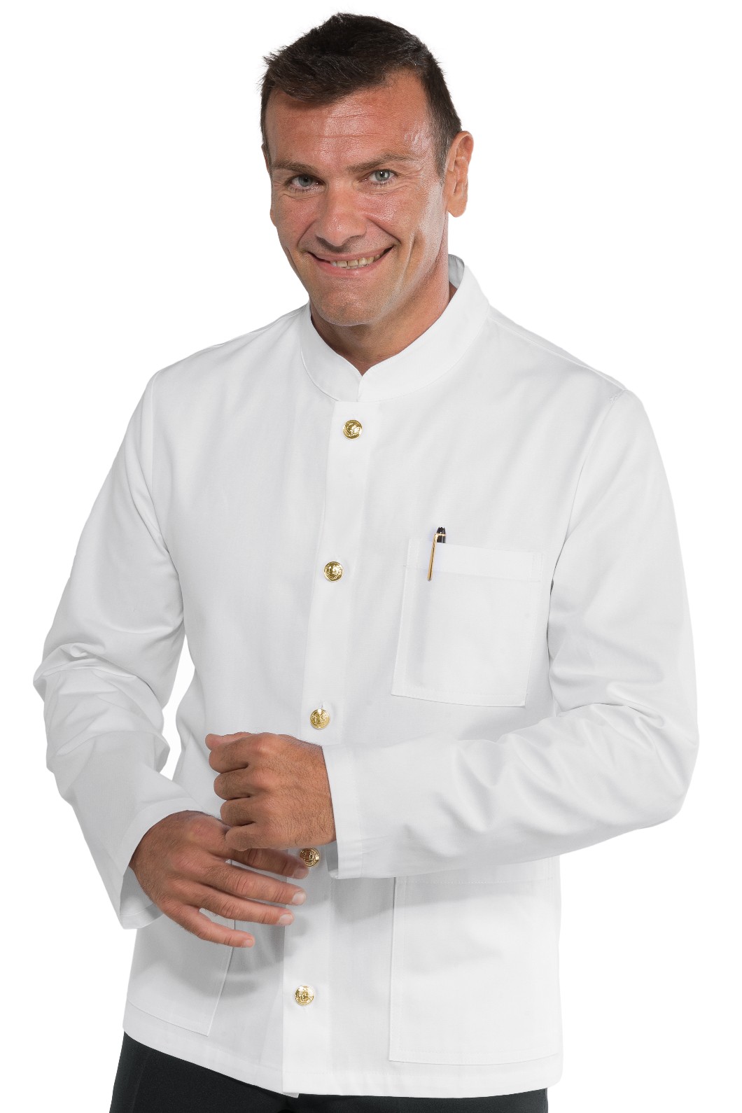 Coreana uomo per divisa alberghi in cotone rigata in 4 varianti - immagine 5