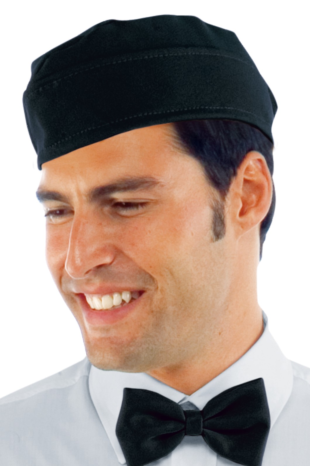 Cappello a Bustina Per Cameriere di Bar, Gelateria, Panificio, Unisex 17 Colori 195 gr. 100 Poly - immagine 3