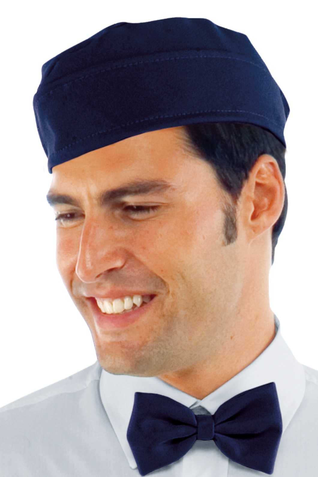 Cappello a Bustina Per Cameriere di Bar, Gelateria, Panificio, Unisex 17 Colori 195 gr. 100 Poly - immagine 4