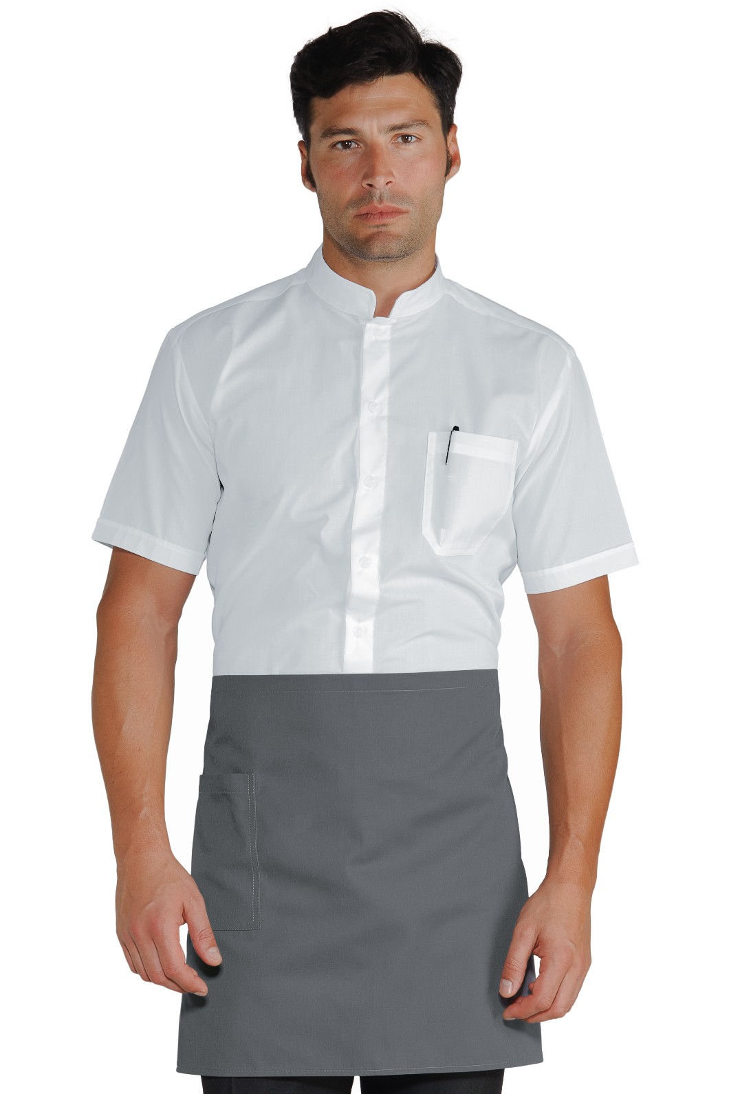 Grembiule Corto a Vita 70X46 13 Colori Per Pub Ristoranti Pizzerie Tinta Unita Misto Cotone 195 Gr - immagine 7