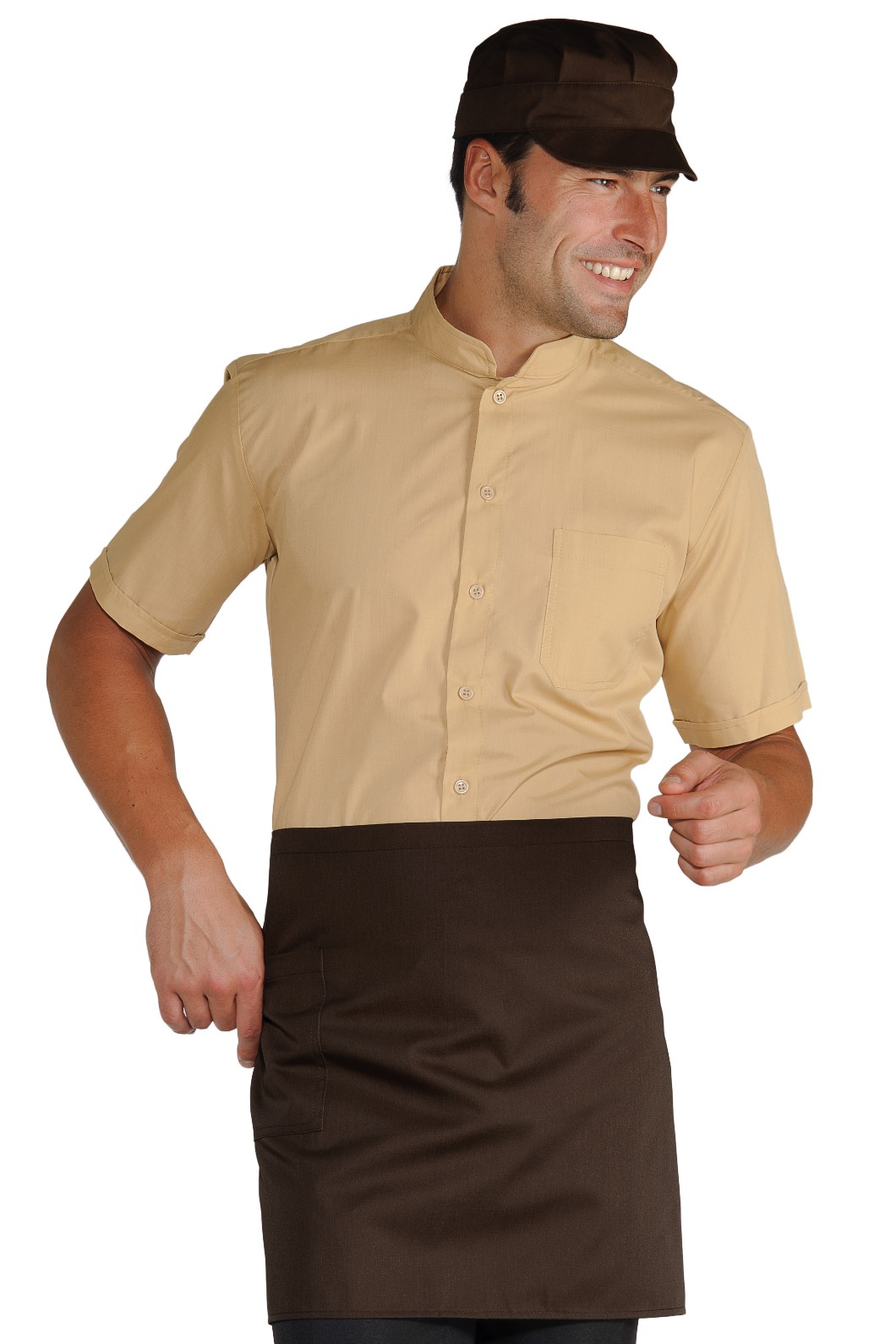 Grembiule Corto a Vita 70X46 13 Colori Per Pub Ristoranti Pizzerie Tinta Unita Misto Cotone 195 Gr - immagine 10