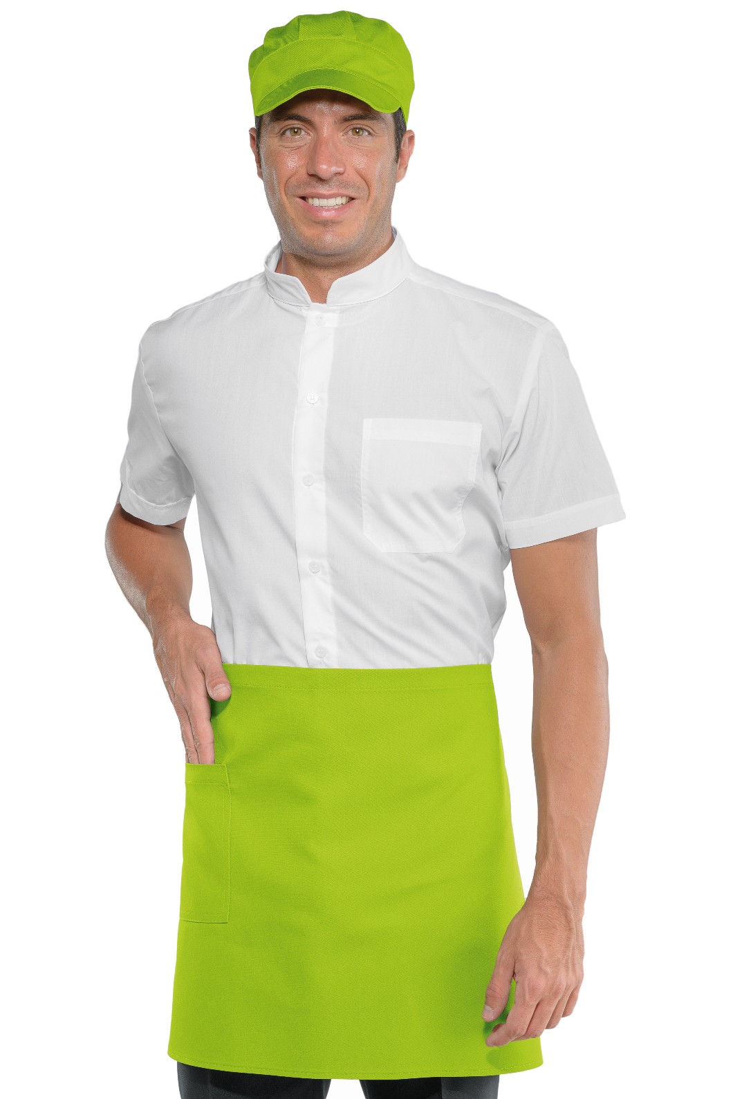 Grembiule Corto a Vita 70X46 13 Colori Per Pub Ristoranti Pizzerie Tinta Unita Misto Cotone 195 Gr - immagine 11