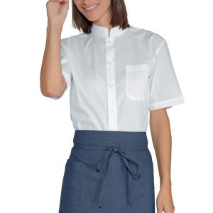 Grembiule Davantino Corto  Jeans o Black Jeans 70X46 Con Tasca X Ristorazione Bar Pub