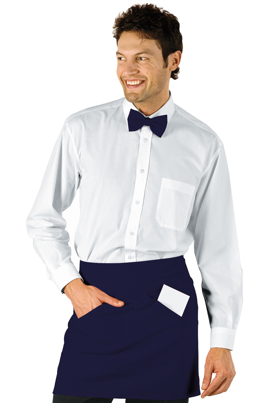 Grembiule A Davantino Corto Bar Disco Pub Birrerie 17 Colori Orleans 100 Poly - immagine 3