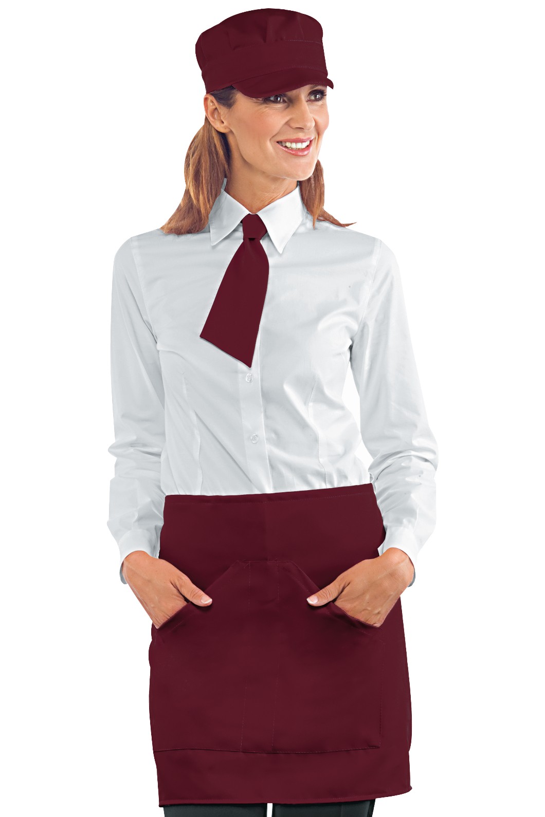 Grembiule A Davantino Corto Bar Disco Pub Birrerie 17 Colori Orleans 100 Poly - immagine 4