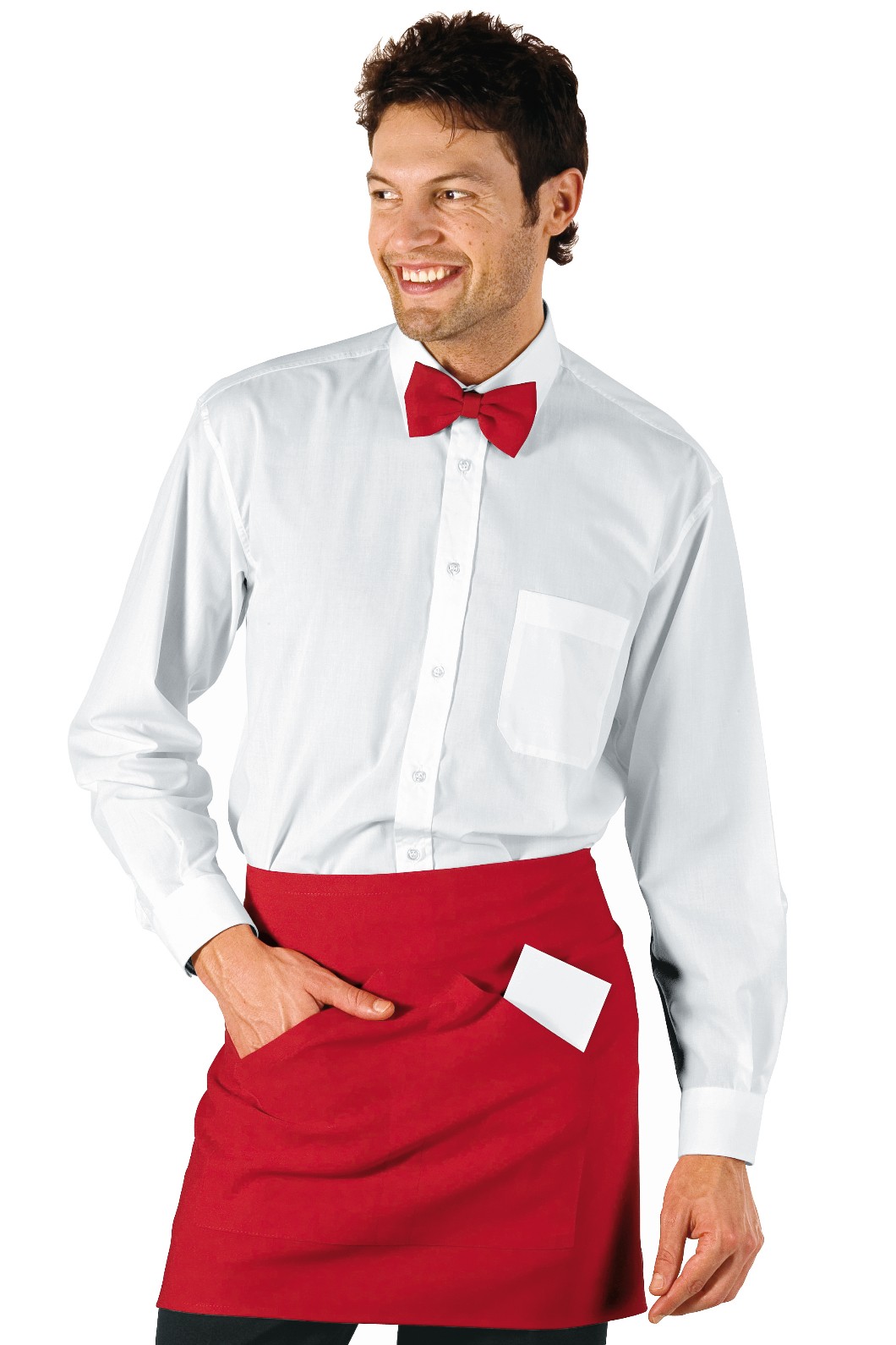 Grembiule A Davantino Corto Bar Disco Pub Birrerie 17 Colori Orleans 100 Poly - immagine 7