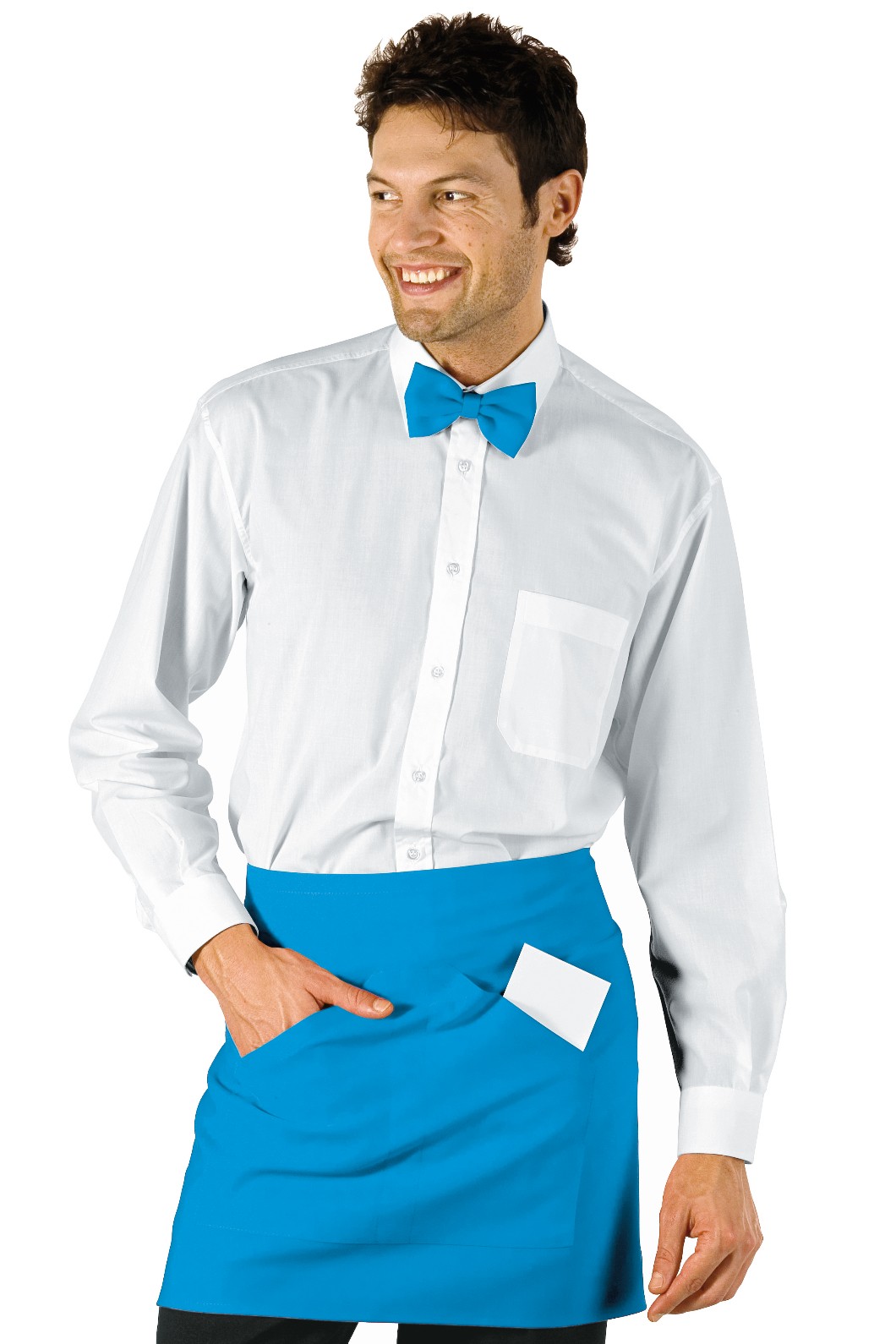 Grembiule A Davantino Corto Bar Disco Pub Birrerie 17 Colori Orleans 100 Poly - immagine 8