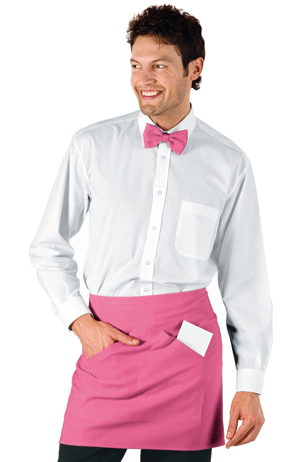 Grembiule A Davantino Corto Bar Disco Pub Birrerie 17 Colori Orleans 100 Poly - immagine 17