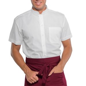 Grembiule Corto a Vita Nero o Bordeaux Per Ristoranti Pizzerie Bar 70×46 -Creta