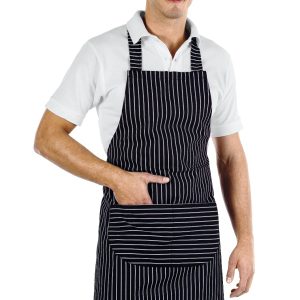 Grembiule Con Pettorina 70X90 Fantasie Maori o Gessate Larghe o Strette 195 gr Misto Cotone