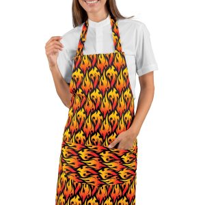 Grembiule Con Pettorina in Cotone a Fantasia 70X90 16 Varianti 190 gr.