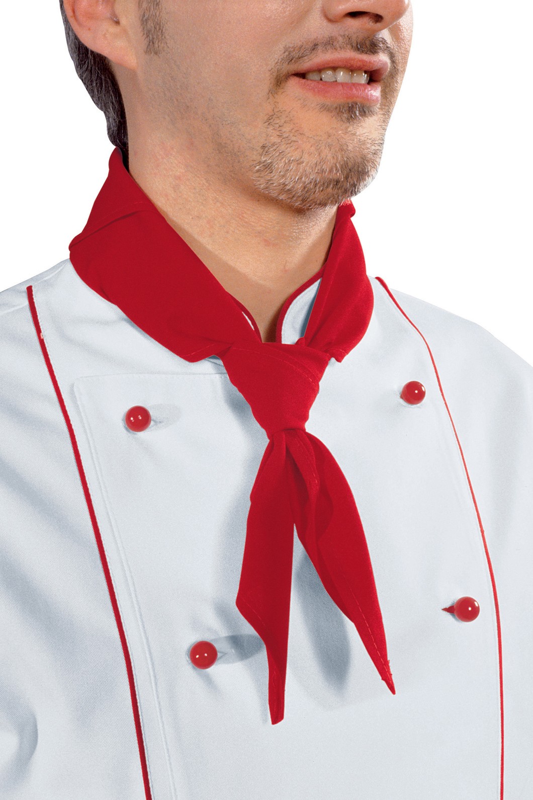 Triangolo Per Cuoco o Chef Per Cucina o Pizzeria 5 Colori Nero, Giallo, Blu, Rosso, Bordeaux - immagine 5