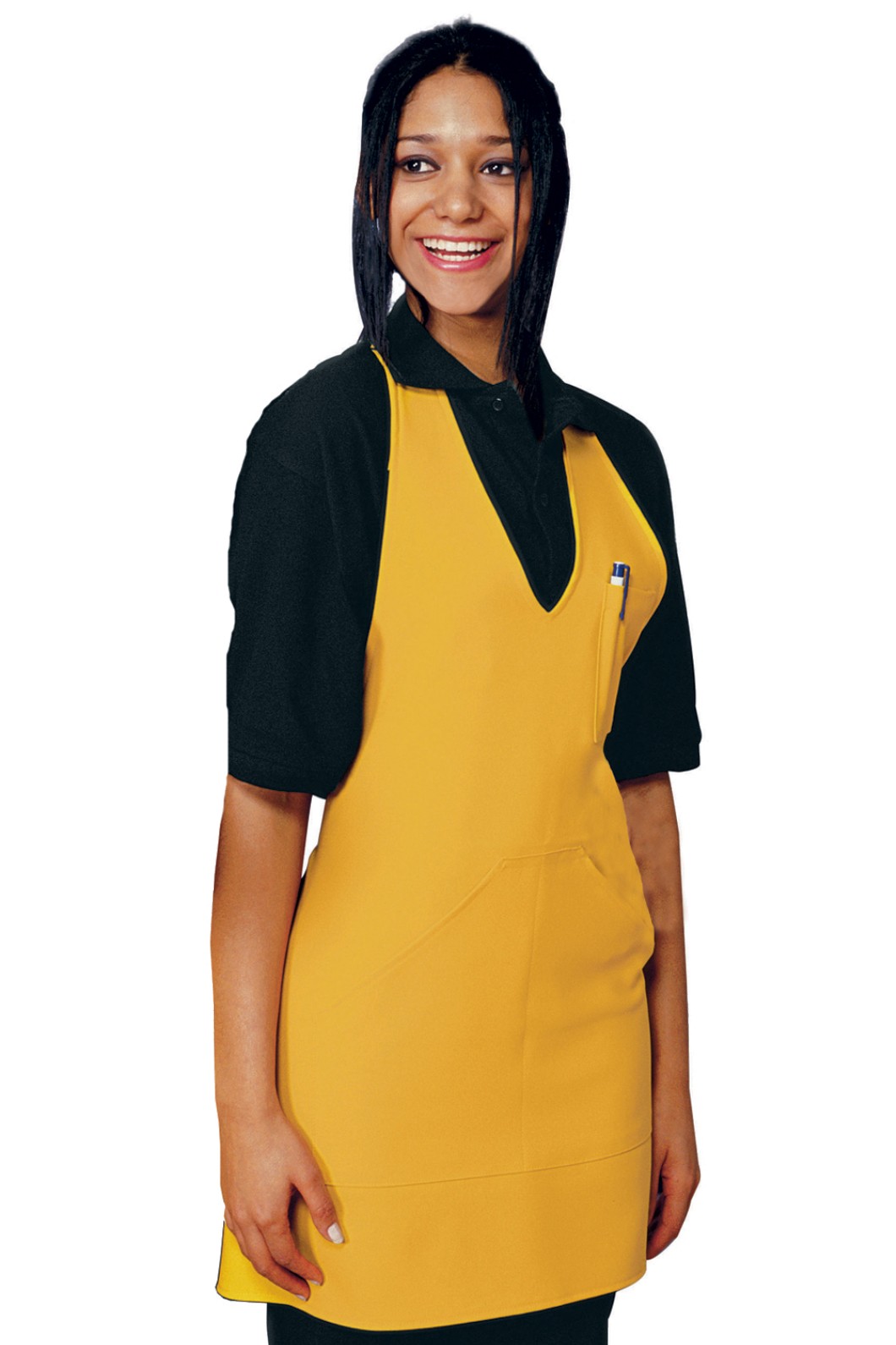 BISTRO - Grembiule con pettorina corto con tasche 220 gr - immagine 12