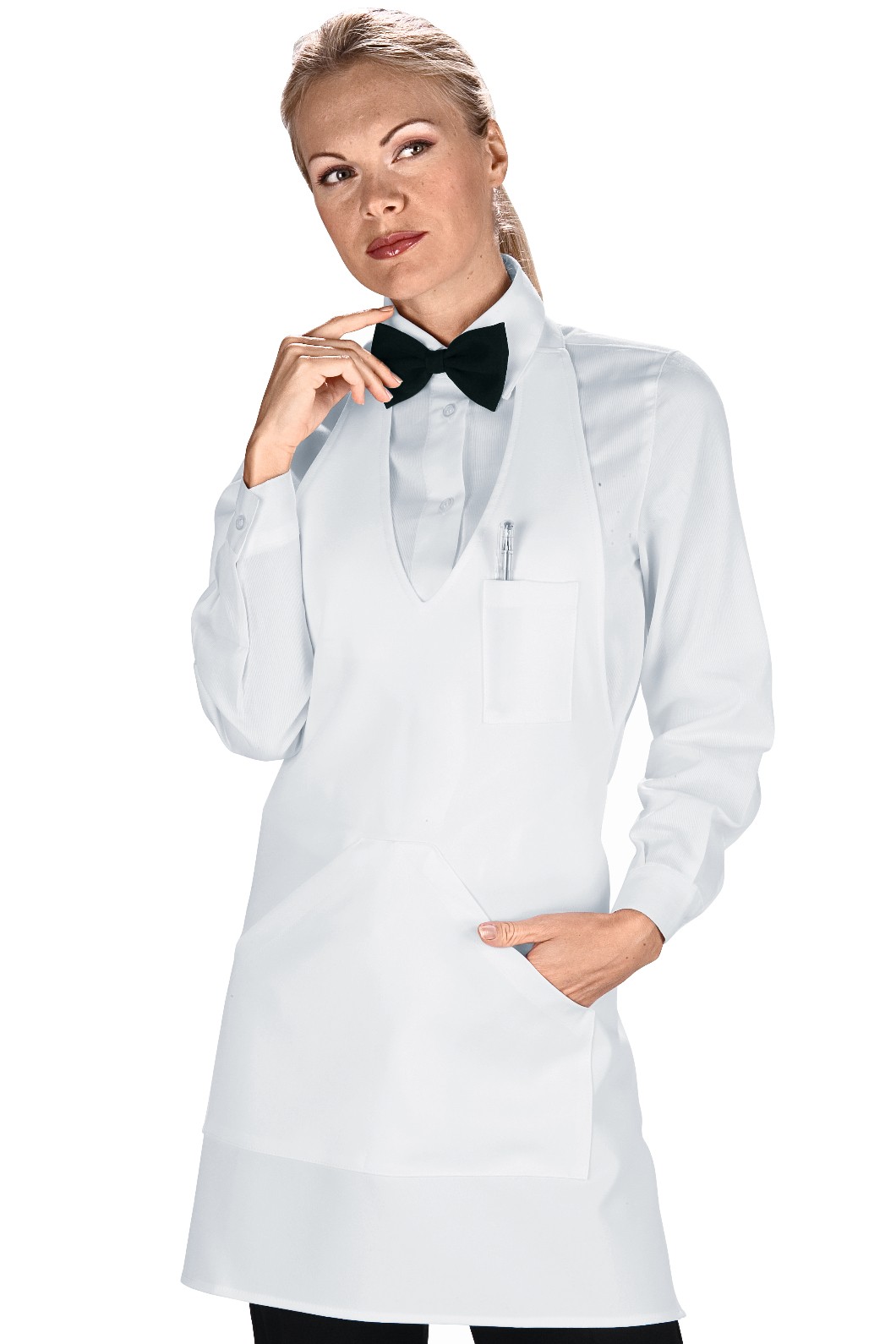 BISTRO - Grembiule con pettorina corto con tasche 220 gr - immagine 15