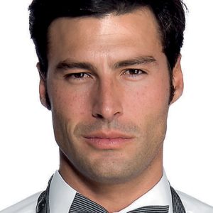 Papillon Unisex Gessato. Per Divisa Da Lavoro Settore Alberghiero E Ristorazione