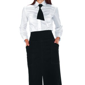 Grembiule a Vita Lungo Unisex 92X88 Con Spacco Per Camerieri da Sala 6 Colori