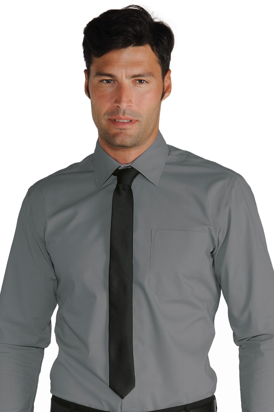 Cravatta Cravattino Linea Stretta Modello Slim Nero, Blu, Bordeaux - immagine 3