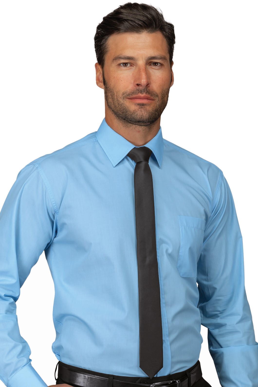 Cravatta Cravattino Linea Stretta Modello Slim Nero, Blu, Bordeaux - immagine 4