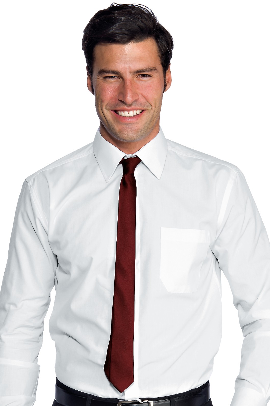 Cravatta Cravattino Linea Stretta Modello Slim Nero, Blu, Bordeaux - immagine 6