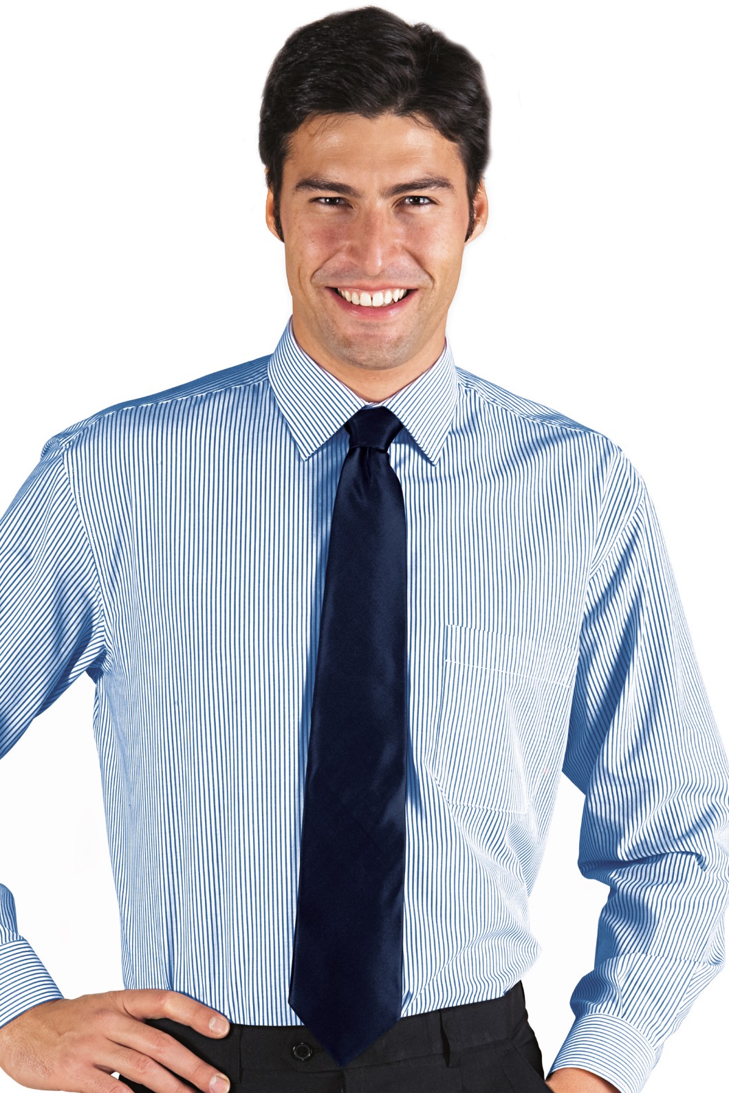 Cravatta Classica Rasata Tinta Unita Larga 8 Cm in 10 Varianti - immagine 3