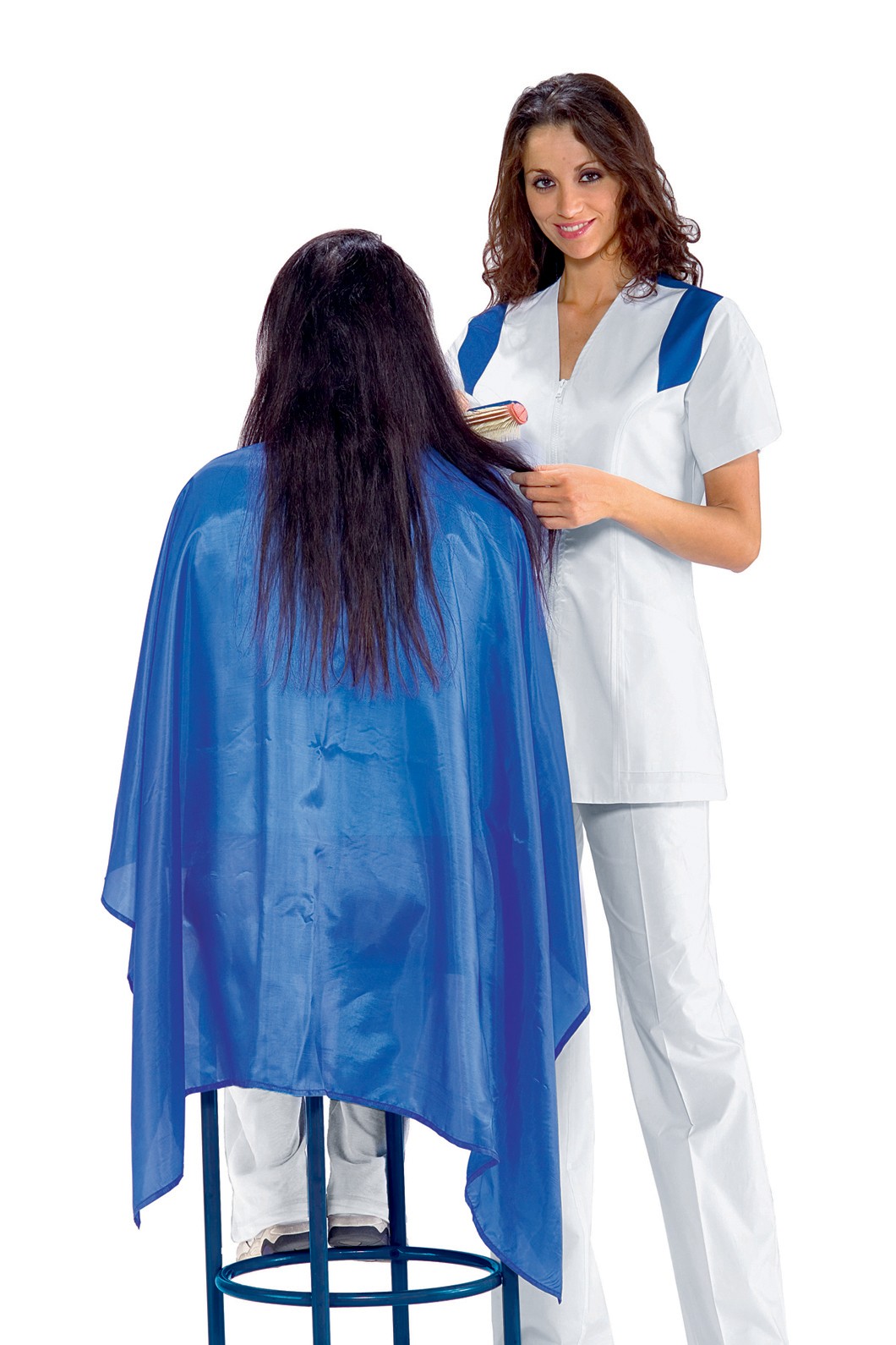 Mantella o Mantellina Parrucchiera Per Tinte E Taglio Capelli - immagine 2