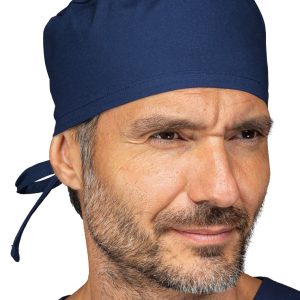 Bandana a Tamburello Per Il Settore Medico Estetico in Bianco, Blu, Verde, Azzurro