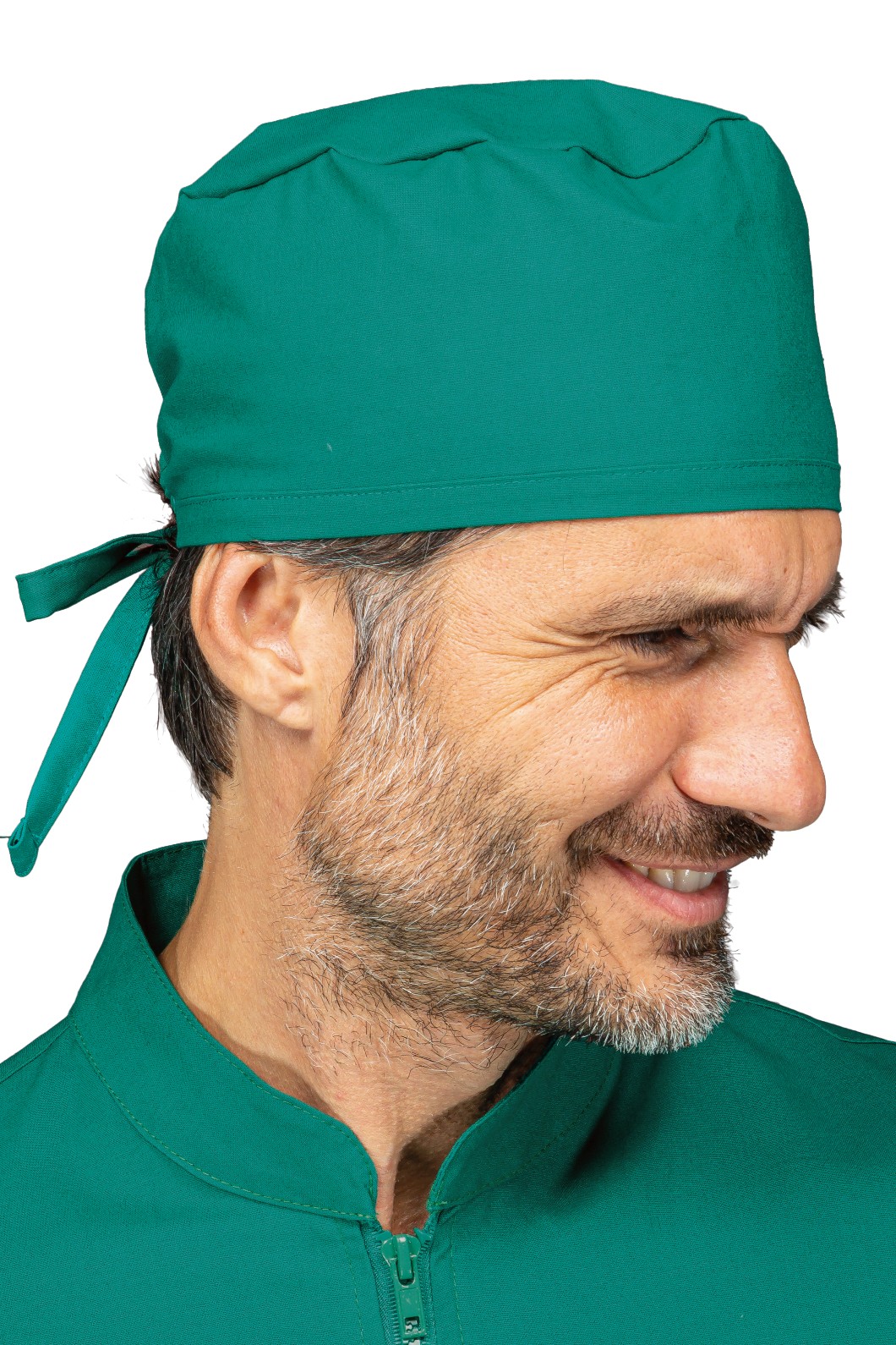 Bandana a Tamburello Per Il Settore Medico Estetico in Bianco, Blu, Verde, Azzurro - immagine 2