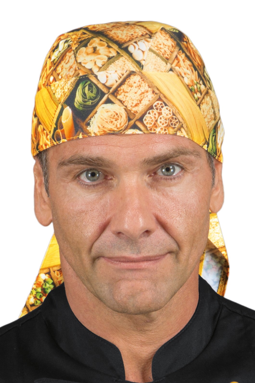 Bandana In Cotone per Cuoco in Fantasia Professionale + Colori - immagine 4