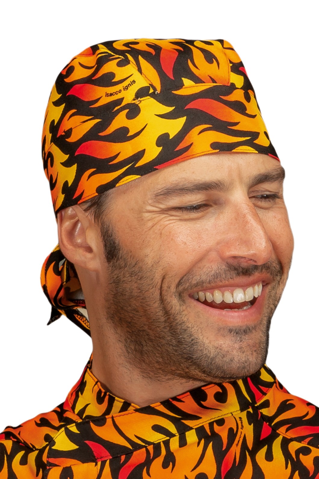 Bandana In Cotone per Cuoco in Fantasia Professionale + Colori - immagine 5