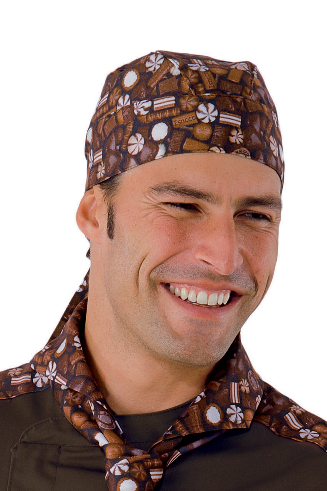 Bandana In Cotone per Cuoco in Fantasia Professionale + Colori - immagine 7