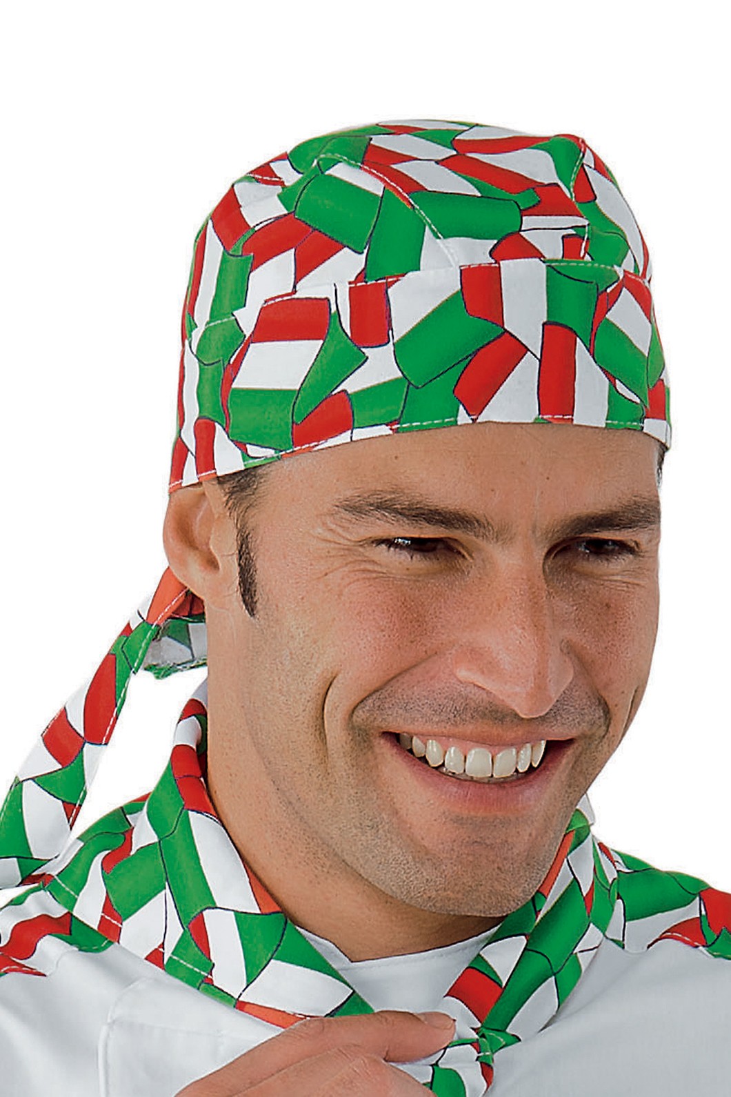 Bandana In Cotone per Cuoco in Fantasia Professionale + Colori - immagine 8