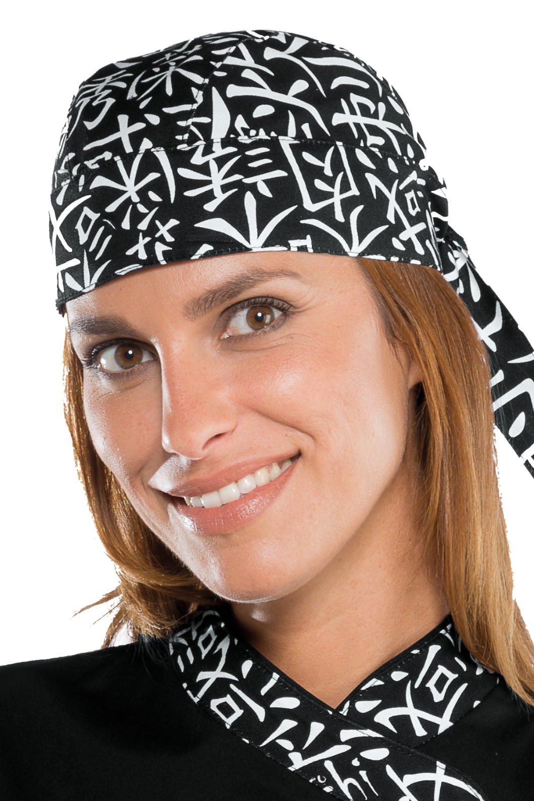 Bandana In Cotone per Cuoco in Fantasia Professionale + Colori - immagine 17