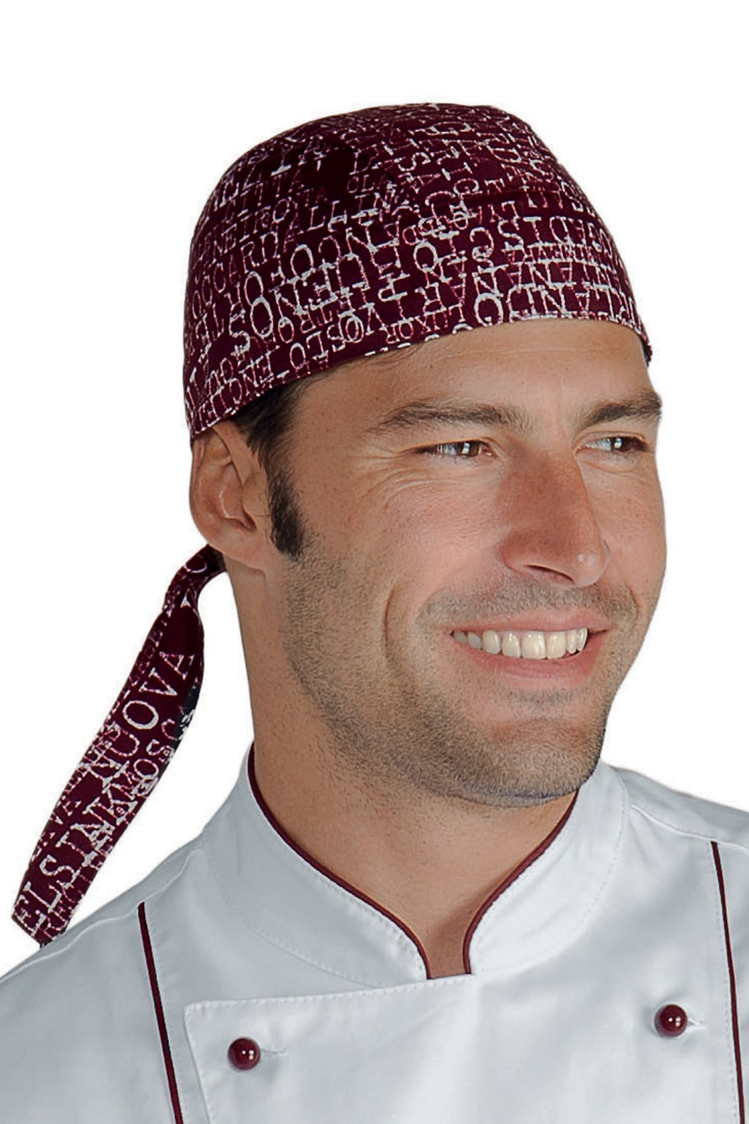 Bandana In Cotone per Cuoco in Fantasia Professionale + Colori - immagine 19