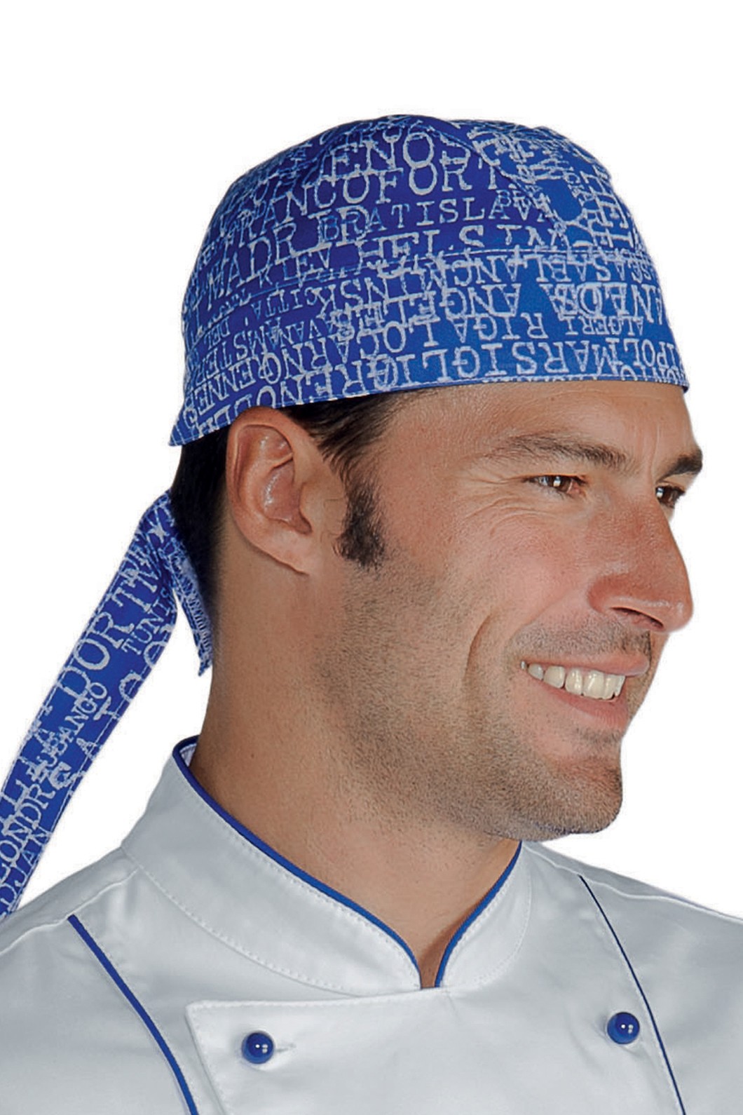 Bandana In Cotone per Cuoco in Fantasia Professionale + Colori - immagine 20