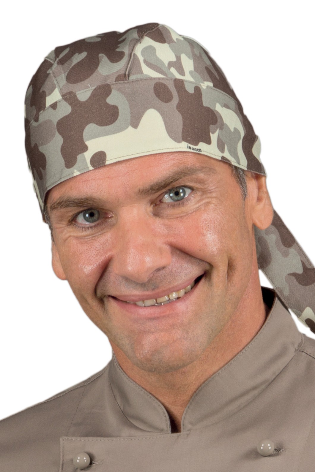 Bandana In Cotone per Cuoco in Fantasia Professionale + Colori - immagine 23